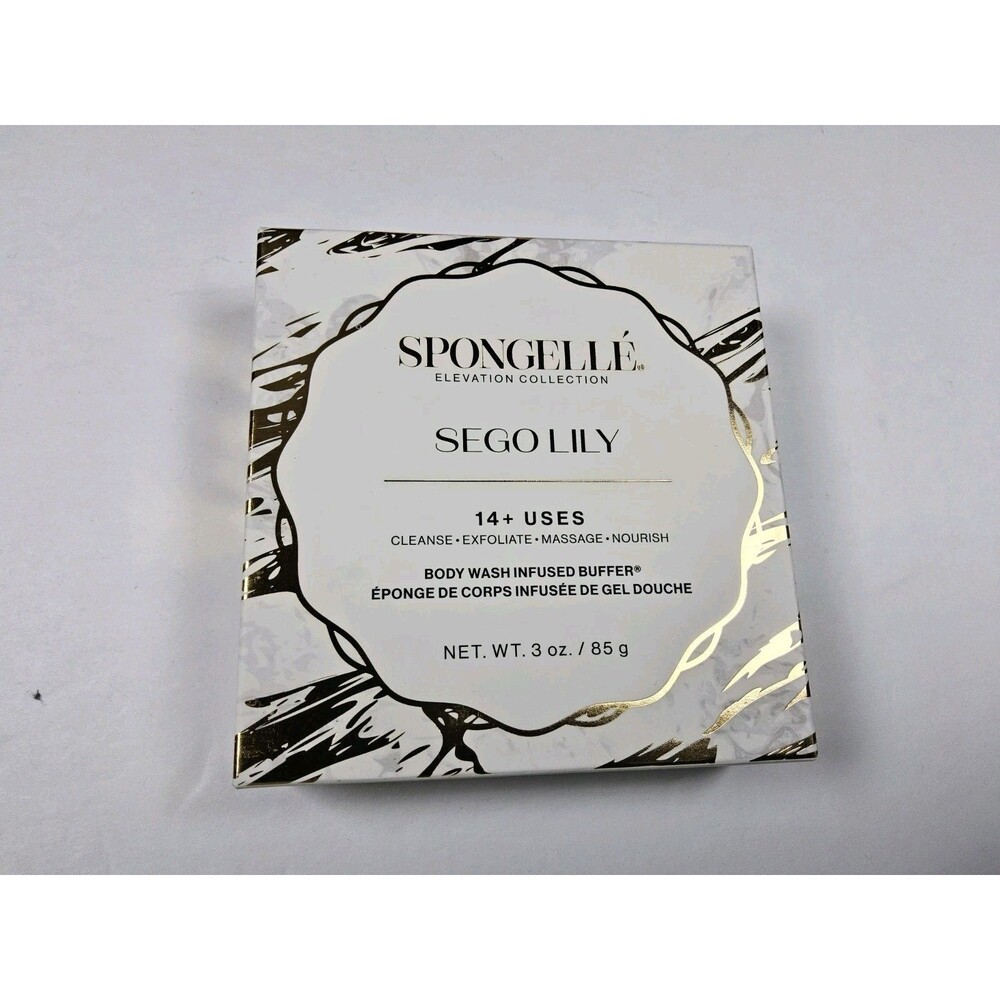Spongelle Lot Of 3 Sego Lily 14+ Washes Each Body Wash Buffer - New